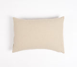 Hand Stitched Pleated Cotton Lumbar Cushion cover
